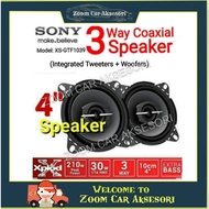 Sony XS-GTF1039 4"  3 Way Speaker Extra Bass one pair 2pc Peak Power 210Watts  ( 100% Original )