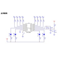 FTC334B FTC534B 8-Channel Capacitive Touch Chip BCD Reading Provide Technology Support
