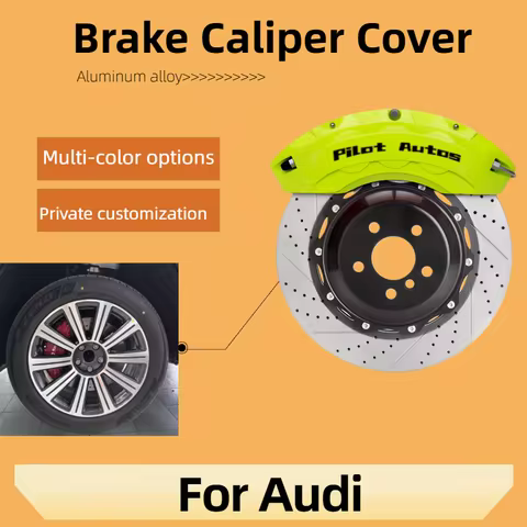 For Audi Car Brake Caliper Cover Aluminum Alloy Kit Fit A1 A3 A4 A5 A6 A7 A8 TT RS TTS Q2 Q3 Q 4 Q5 