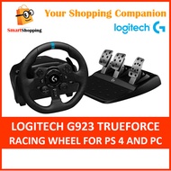 Logitech G923 Trueforce Simulation Racing Wheel For Playstation 4 PC 941-000164 2 Yrs SG Warranty