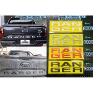 Ford RANGER 23 Years Later T9 Wildtrak XLT RAPTOR Tailgate Three-Dimensional Letter Sticker/Tailgate