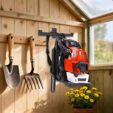 Leaf Blower Wall Mount Heavy Duty Holder Backpack Sprayer Holder For Garage Garden Yard Shed Organiz