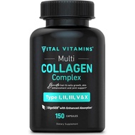 VitalVitaminsMultiCollagenforWomen&Men-I, II, III, V, X QQ0E