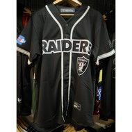 Raiders black football jersey high quality