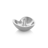 Home Decor Collection - Heart Ring Holder - Measures at 4.25" x 4.25" x 2" - Made with Nambe Alloy -