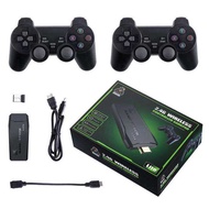 Baru Nirkabel M8 Video Game Box Konsol 2.4G HD 4K 32GB&64GB Retro untuk PS1/GBA Dual Wireless Gamepa
