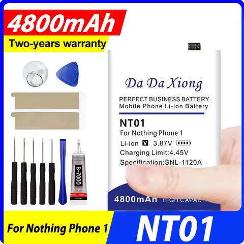 New Battery 4800mAh NT01 For Nothing phone NT01 Nothing phone 1 one Batteries Mobile Phone Batteries