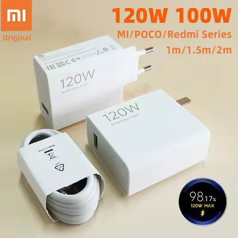 Original XIAOMI Poco Redmi 120w Charger Hypercharge Charging Adapter EU Mi 17 Ultra 15 14 T Pro 13t 