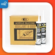 [ยกลัง ]Bosny B330 อะคริลิค ซิลิโคน ซิลแลนท์ Silicone Sealant - 12 หลอด