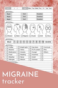 Migraine Tracker: A Complete & Detailed Daily Tracking Diary/Journal/Log Book for Chronic Headache t