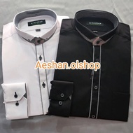 Kemeja Pria Alisan Krah Koko SLIMFIT Lengan Panjang