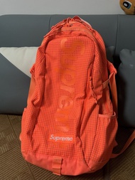 Supreme ss24 orange backpack 書包