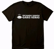 T-SHIRT KAOS KATA KATA SUNDA PECANDU SANGU GARIS KERAS