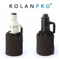 ROLANPRO Lens Cap with Hard Top Case and Drawstring Plug-in For Canon Nikon Sony 600mm 400mm 300mm S