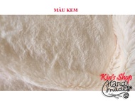 Vải lông thú ngắn dùng may áo khoác gấu bông thú bông handmade gối tựa gối ôm decor nội thất làm nền