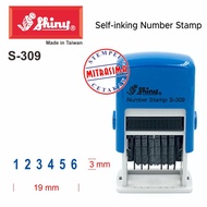 Shiny Stamp S-309 (6 digit number stamp S309 Type S 309)