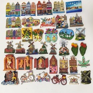 Fridge Magnets Netherlands Amsterdam Travel Magnetic Refrigerator Sticker 3d resin Holland Tourist S