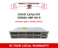 [READY STOCK] Cisco C9200L-48P-4G-E - Catalyst 9200L 48-port PoE 4x1G uplink Switch Network Essentia