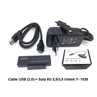 USB Cable (3,0)-> Sata 6G 2.5/3,5 Unitek Y- 1039