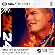 WWE 2k24 [ Offline Share / Own Account ] Steam Game PC Original