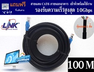 สายแลน Link Cat6 ภายนอกอาคาร หุ้มฉนวน 2 ชั้น ความยาว 3 - 100 เมตร เข้าหัว พร้อมใช้งาน Link UTP Cable
