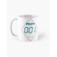 Squid Game Player Ceramic Mug 001 Coffee Squid Game Jinemo Mug