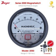 Dwyer 2050 Series 2000 Magnehelic® Differential Pressure Gages หน่วยวัดนิ้วน้ำ Inches of Water (in w