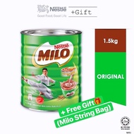 TEH  TARIK MILO 1.5kg Tin (Free  Bag)Product of SingaporeChocolate Malt(Singapore Milo 1.5kg)Nestle 