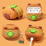For airpods Pro 3 case Capybara turtle tortoise airpods 4 ANC case airpods pro 2 case airpods 3 case