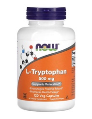 NOW Foods, L-Tryptophan, 500 mg, 120 Veg Capsules