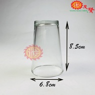 YMS Glass Oil Cup 拜神油杯 油灯杯 玻璃油杯 (耐热) 佛具用品 玻璃杯 玻璃杯透明 杯子 水杯 玻璃杯子 glass cup 拜神用品 拜神