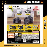 <設面交/寄運> 25年12月新貨！全新未開封 Bandai 微型相機系列 Nikon Miniature Camera Collection 扭蛋 vol.2 (全4款) Nikon Z50II D