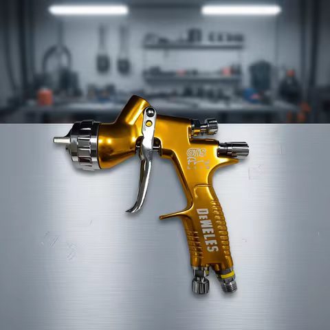 DEWELES Hot Selling High Grade Grey GTIS Pro 1.3/1.7mm Spray Gun Pneumatic spray gun painting to