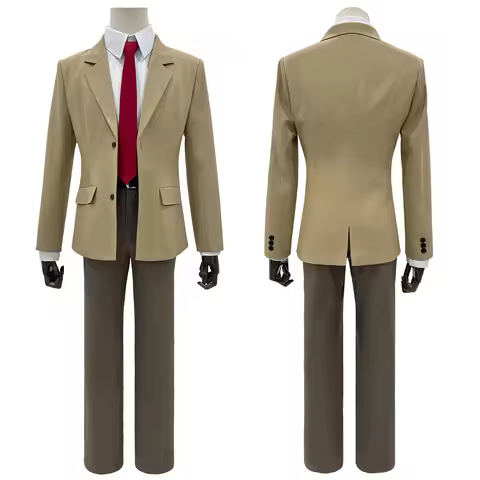 HOLOUN Death Anime Yagami Light Cosplay Costume Suit Shirt Pants Tie Cos Convention Daily Wearing Un