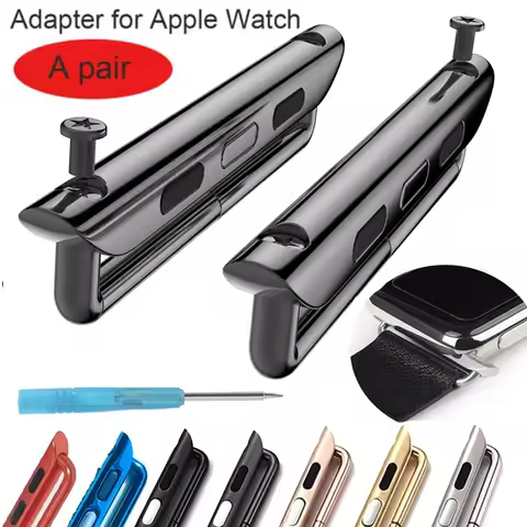 Adapter Connector For Apple Watch series 6 SE 5 4 3 2 band 44mm 40mm For iwatch 6 5 3 band 42mm 38mm