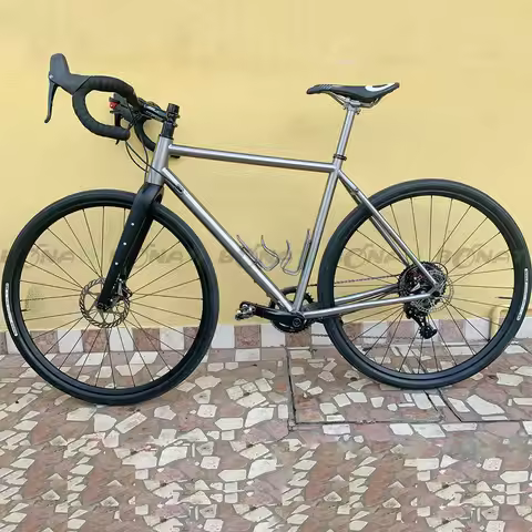Fat Tire Titanium Gravel Bike Frame 700CX54C
