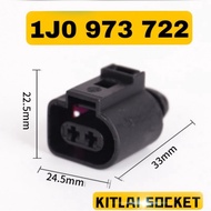 VW208 2 Pin Volkswagen 1.4tsi turbo solenoid valve socket(1J0973722)(new)
