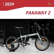 จักรยานพับ Giant Momentum Pakaway 2 ล้อ 20 นิ้ว เฟรม อะลูมิเนียม 7 สปีด shimano tourney แบบบิด Folding bike