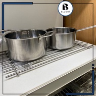 POT STAND STAINLESS STEEL 50X28CM HOT POT STAND LEKAR PERIUK ALAS PERIUK PANAS