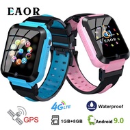 EAOR E7 Kids Smart Watch 4G LTE Video Call Wifi Smartwatch IP67 Waterproof Android 9.0 1+8GB GPS Location Student Phone Watch