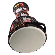 CFTGIW 8 Inch African Hand Drum with Colorful Patterns Djembe for