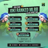 JOKI MLBB/MLBB BOOSTING/RANK UP MOBILE LEGEND