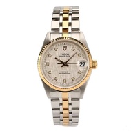 Tudor32mm Prince and Princess Series Gold Diamond Automatic Mechanical Watch Ladies 72033