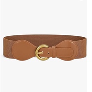 Elastic Belt Matching Coat Skirt Belt Coat Narrow Belt Women's Belt Elastic Elastic Girdle