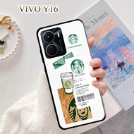 Softcase Glass Kaca VIVO Y16 - Casing hp VIVO Y16 [ S52 ].