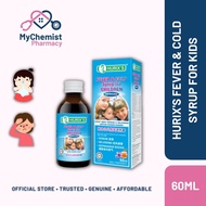 Hurix’s Fever & Cold Syrup for Children 60ml (Ubat Batuk , Demam , Selsema untuk Kanak Kanak)