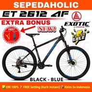SEPEDAUNG MTB EXOTIC ET 2612 AM SIZE 26 & 27.5 INCH ALLOY 18 SPEED - bicycle storeku