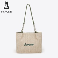 Foxer official store tote bag for women handbags for ladies office bag with zipper