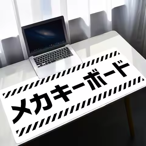 White Mouse Pad Xxl Pc Gamer Japan Mousepad Gamer Black Computer Table Mechanical Gaming Keyboard De