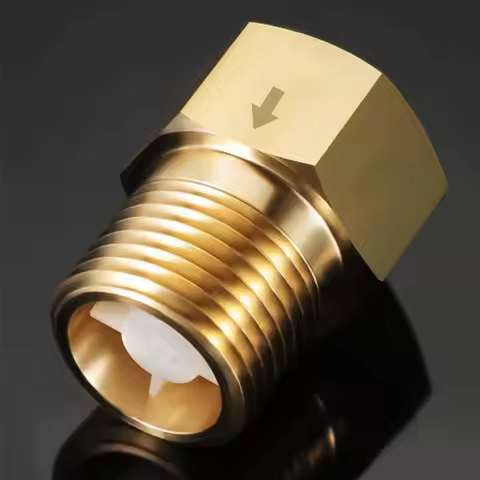 Non Return Brass Check Valve 1/2" Female to 1/2" Male Thread Non Return One Way Ozone Resistance Oil